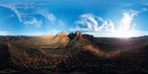 The Dry Creek Vista a popular hiking spot near Sedona, on the way to Devil&rsquo;s Bridge.