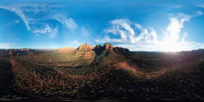 The Dry Creek Vista a popular hiking spot near Sedona, on the way to Devil&rsquo;s Bridge.