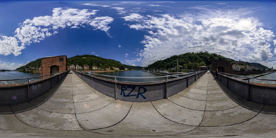 Heidelberg - Neckar Wasserkraftwerk