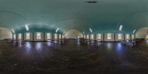 The old hall in the Old Economy Village building.